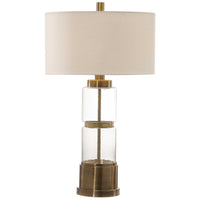 Uttermost Vaiga Glass Column Lamp