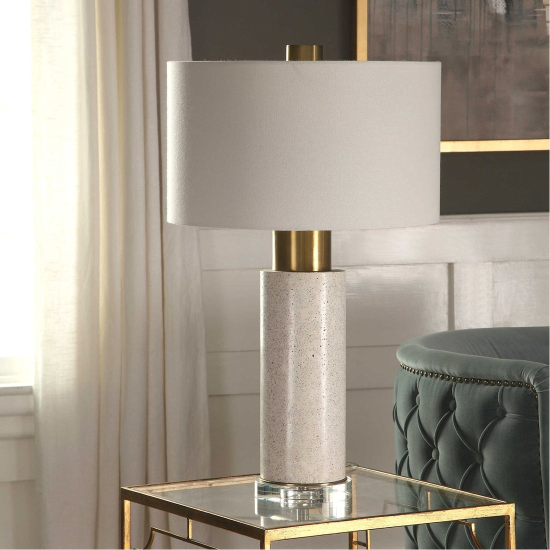 Uttermost Vaeshon Concrete Table Lamp