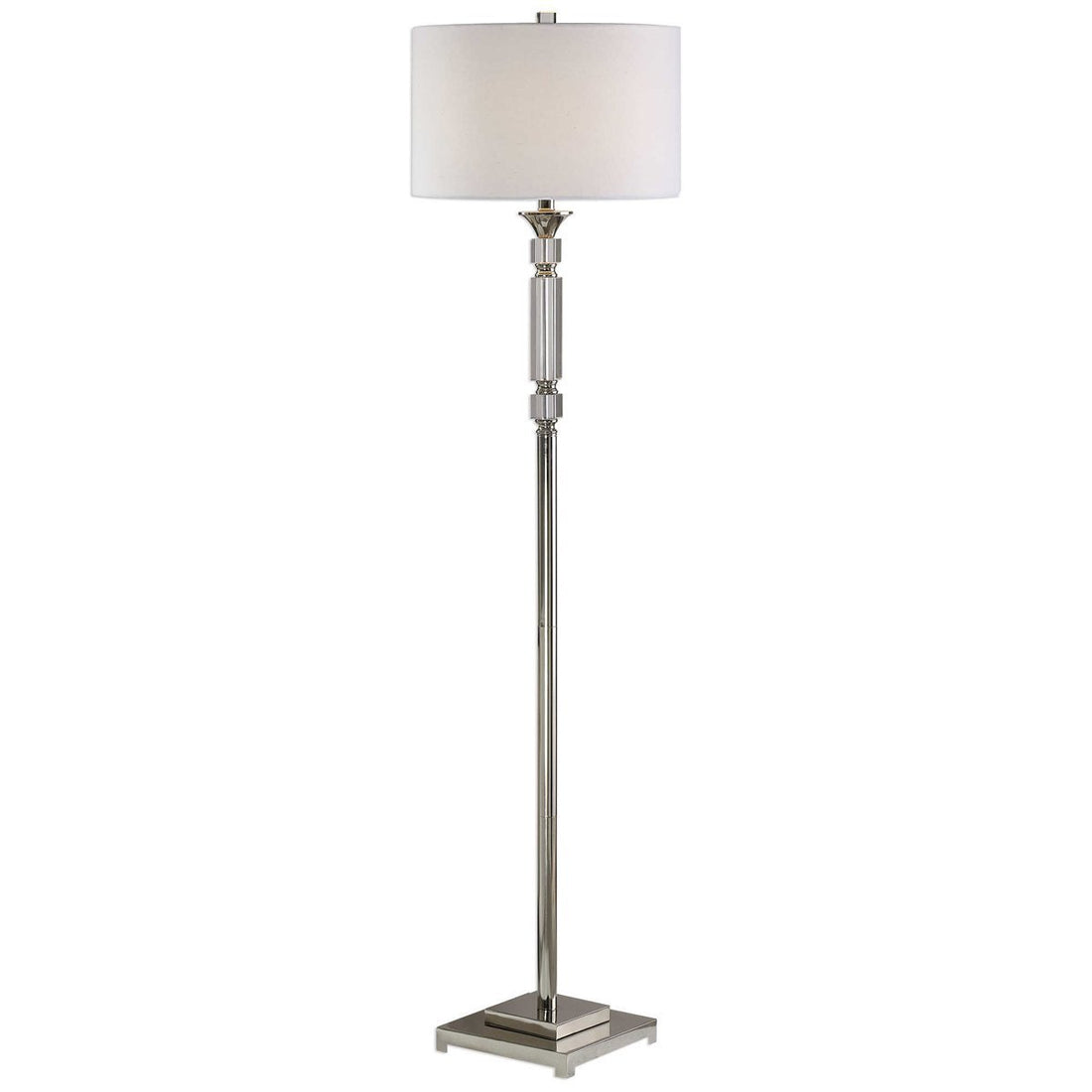 Uttermost Volusia Nickel Floor Lamp