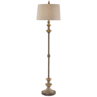 Uttermost Vetralla Silver Bronze Floor Lamp