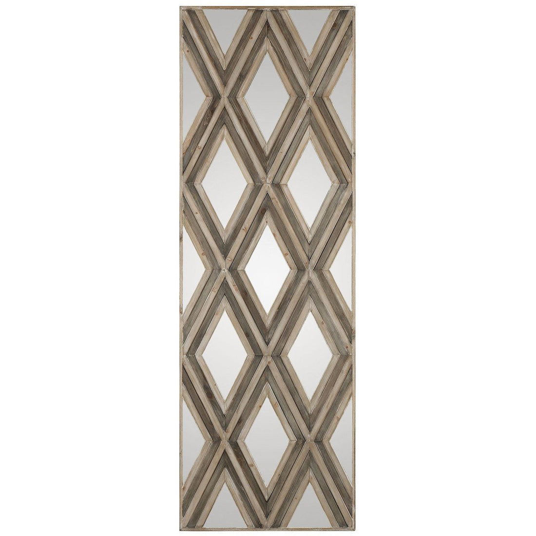 Uttermost Tahira Geometric Argyle Pattern Wall Mirror