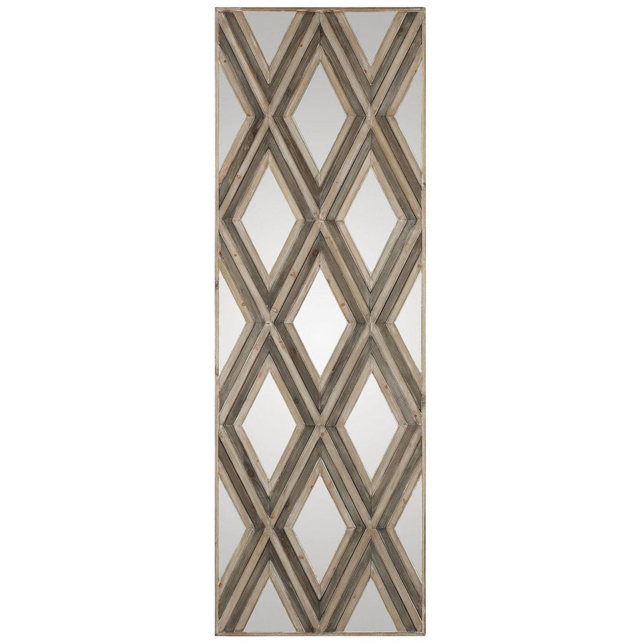 Uttermost Tahira Geometric Argyle Pattern Wall Mirror