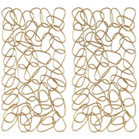 Uttermost In The Loop Gold Wall Art, 2-Piece Set