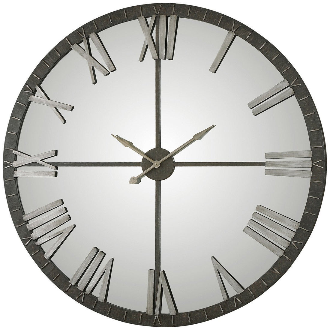 Uttermost Amelie Large Bronze Wall Clock