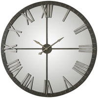 Uttermost Amelie Large Bronze Wall Clock