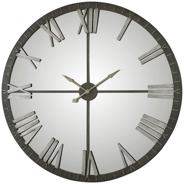 Uttermost Amelie Large Bronze Wall Clock