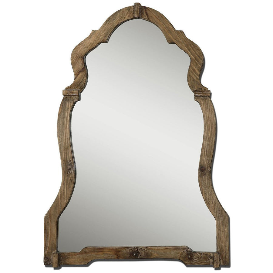 Uttermost Agustin Light Walnut Mirror