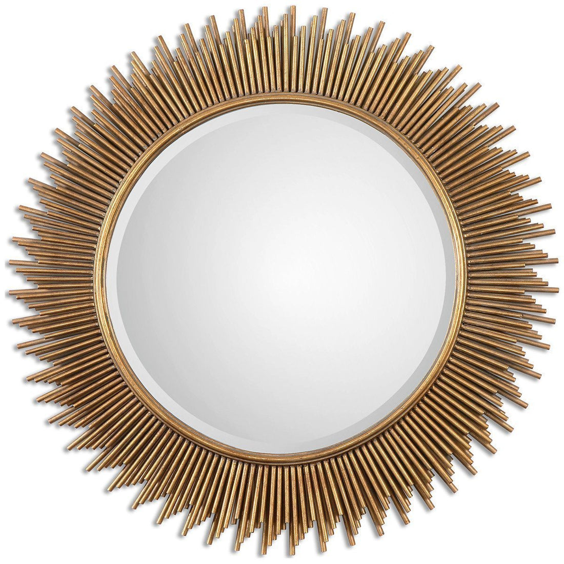 Uttermost Marlo Round Gold Mirror