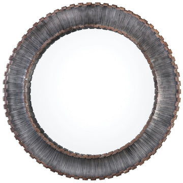 Uttermost Tanaina Silver Round Mirror