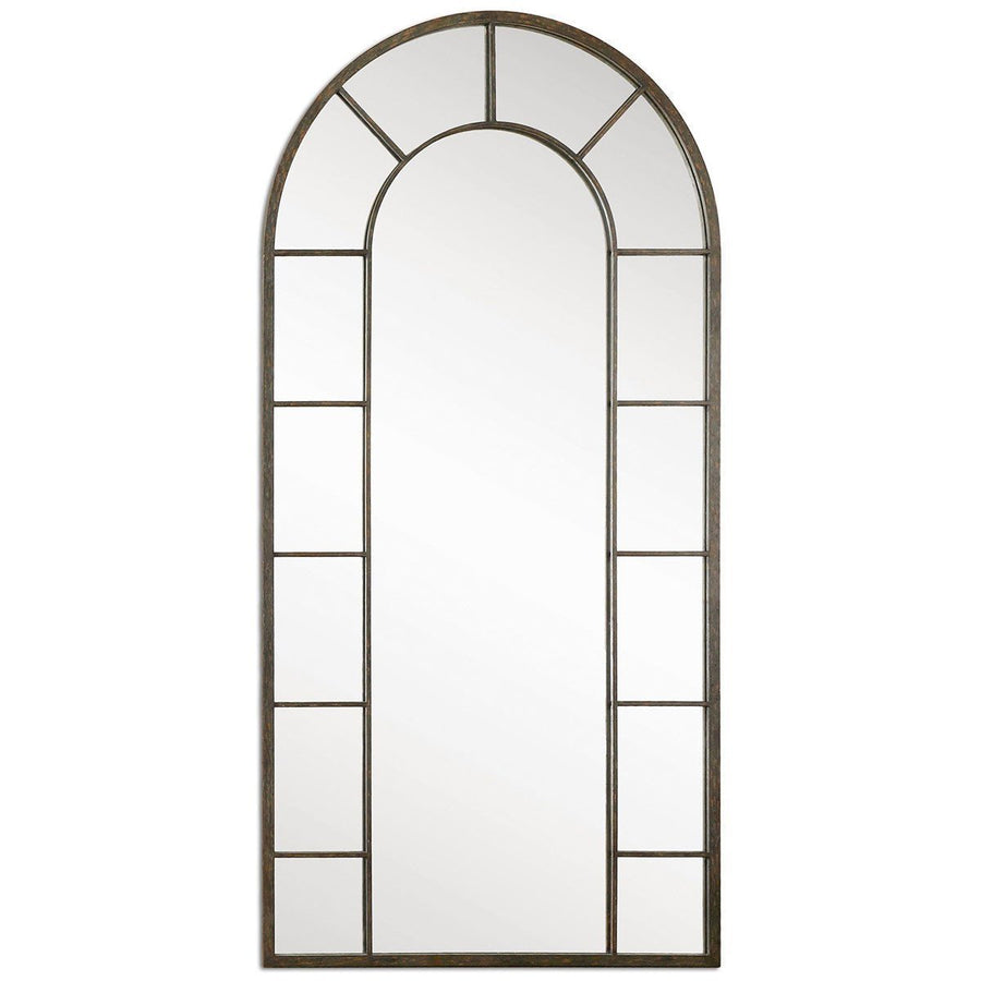 Uttermost Dillingham Black Arch Mirror