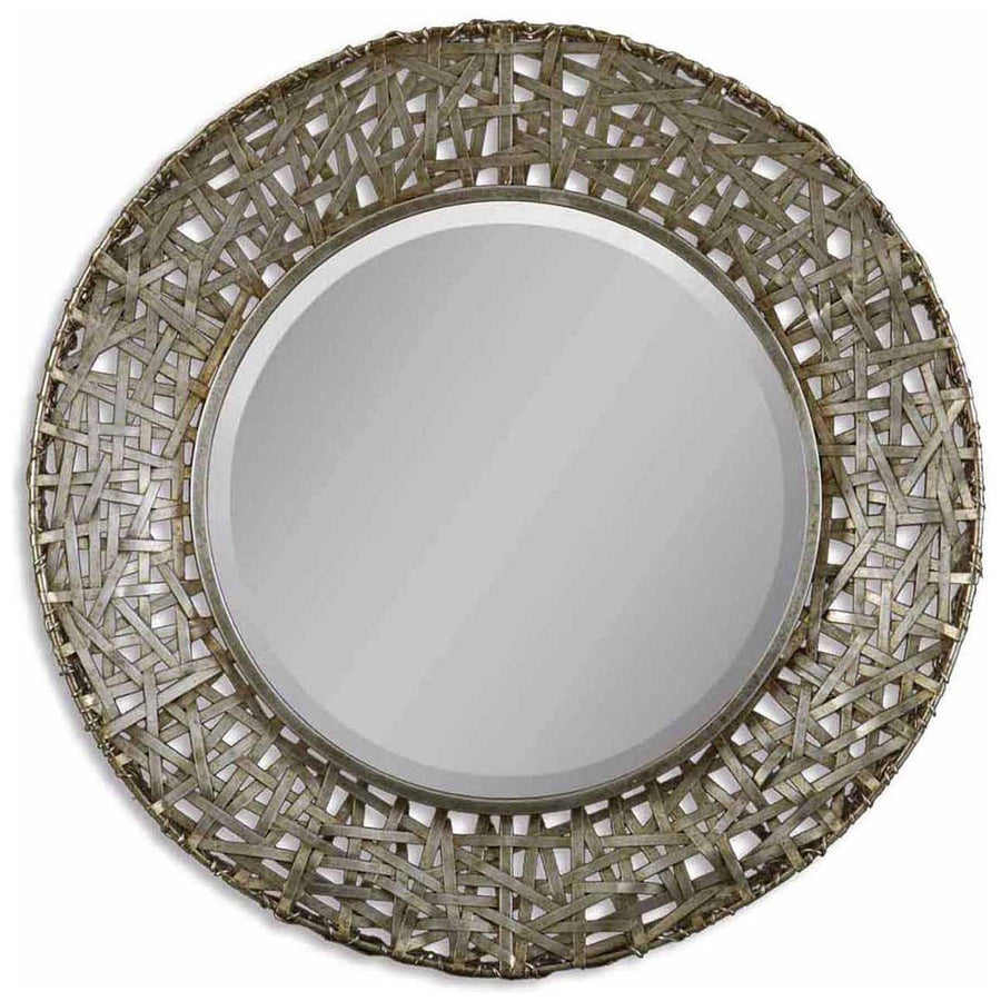 Uttermost Alita Champagne Woven Metal Mirror