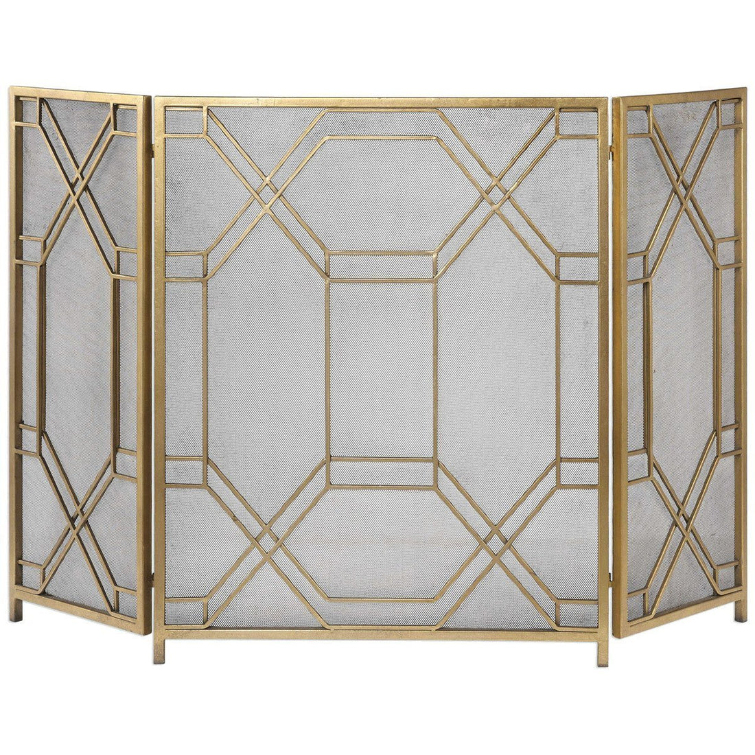 Uttermost Rosen Gold Fireplace Screen