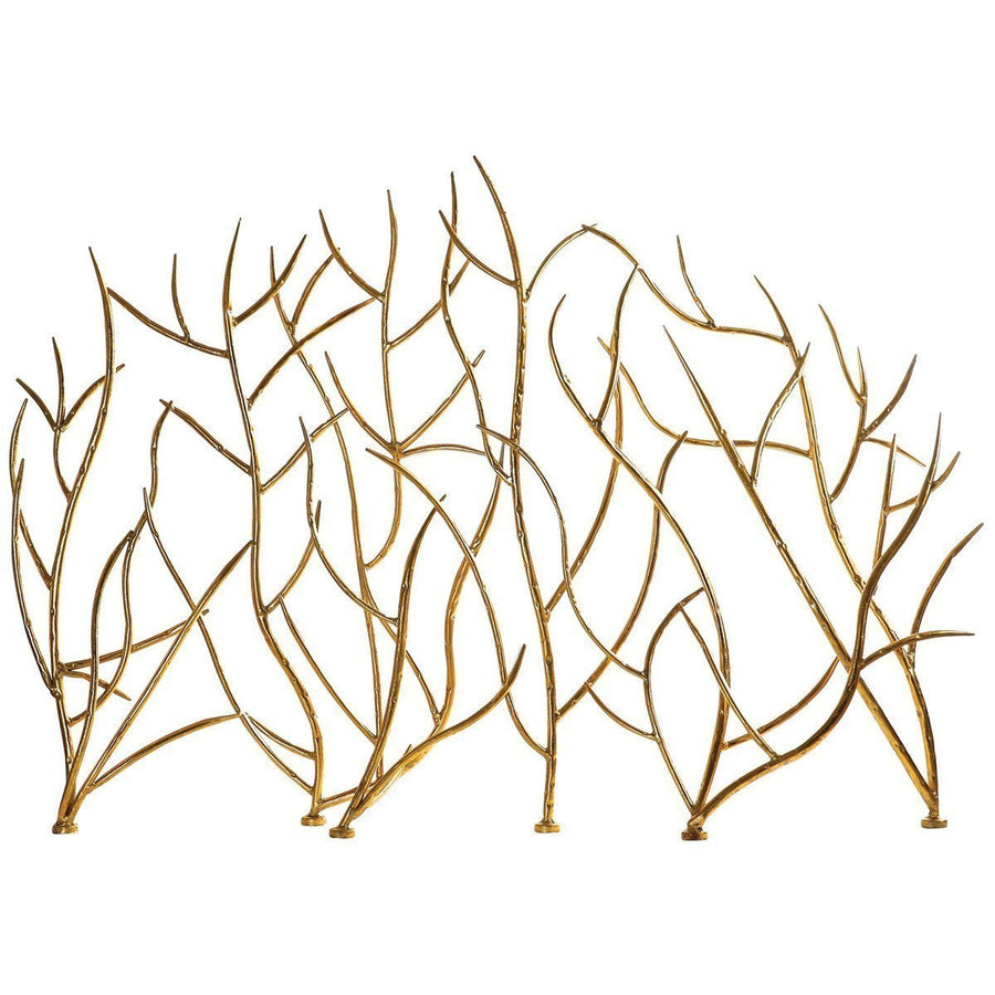 Uttermost Gold Branches Decorative Fireplace Screen