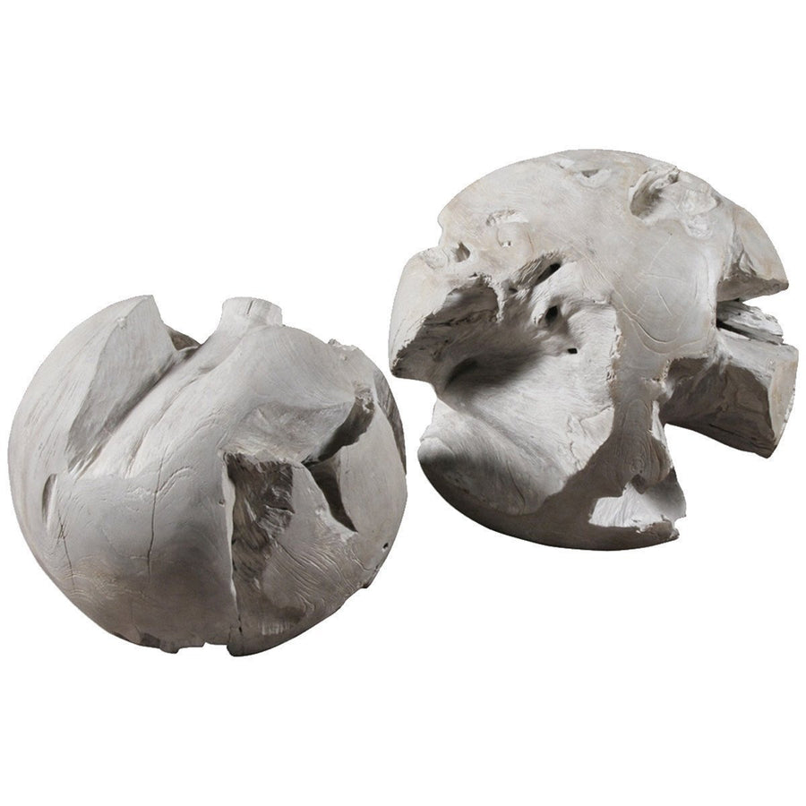 Uttermost Ermanno Teak Balls Set of 2