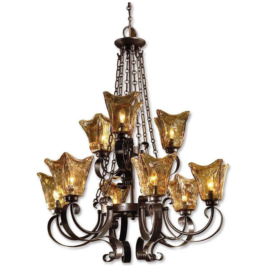 Uttermost Vetraio 9-Light Oil Rubbed Bronze Chandelier