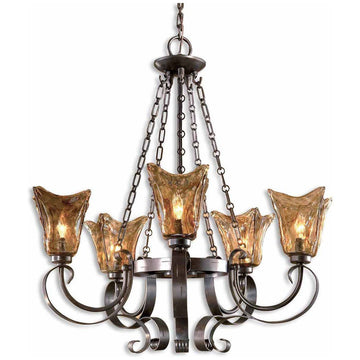 Uttermost Vetraio 5-Light Oil Rubbed Bronze Chandelier