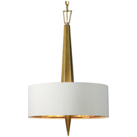 Uttermost Obeliska 3-Light Gold Chandelier