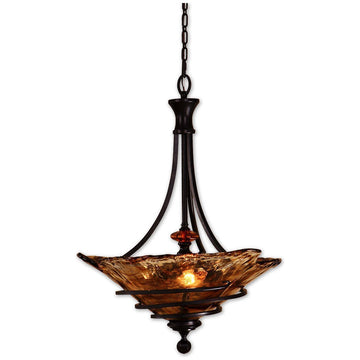 Uttermost Vitalia 3-Light Oil Rubbed Bronze Pendant