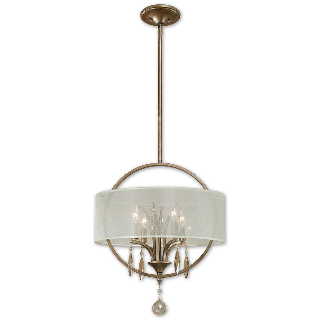 Uttermost Alenya 4-Light Fabric Drum Pendant