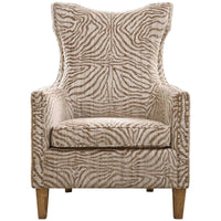 Uttermost Kiango Animal Pattern Armchair