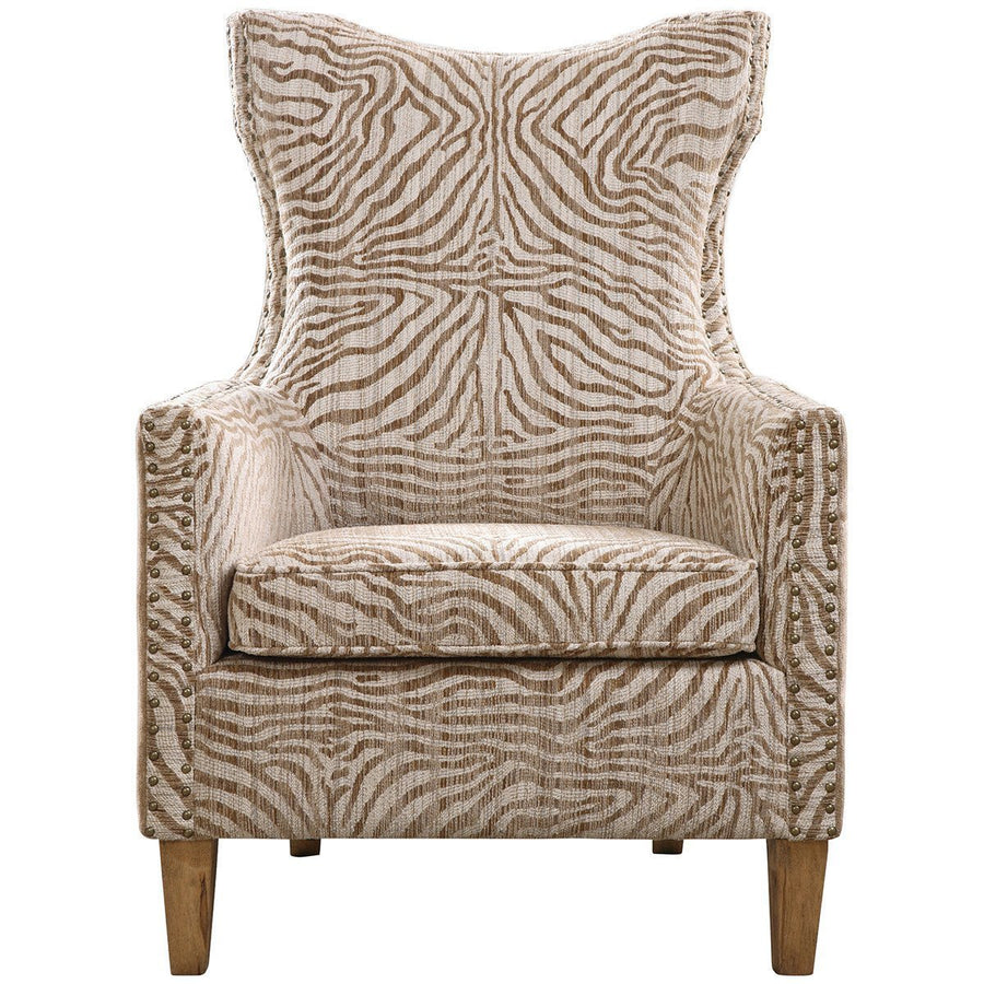 Uttermost Kiango Animal Pattern Armchair