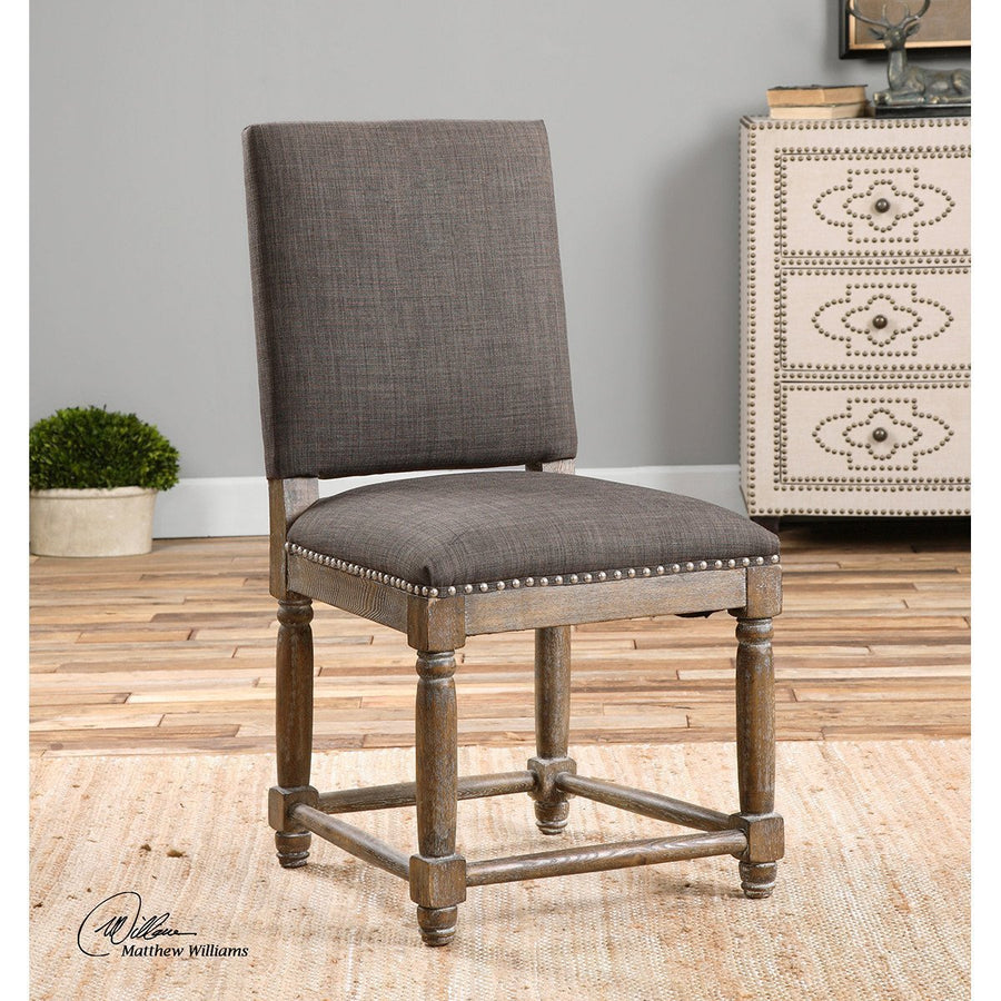 Uttermost Laurens Gray Accent Chair