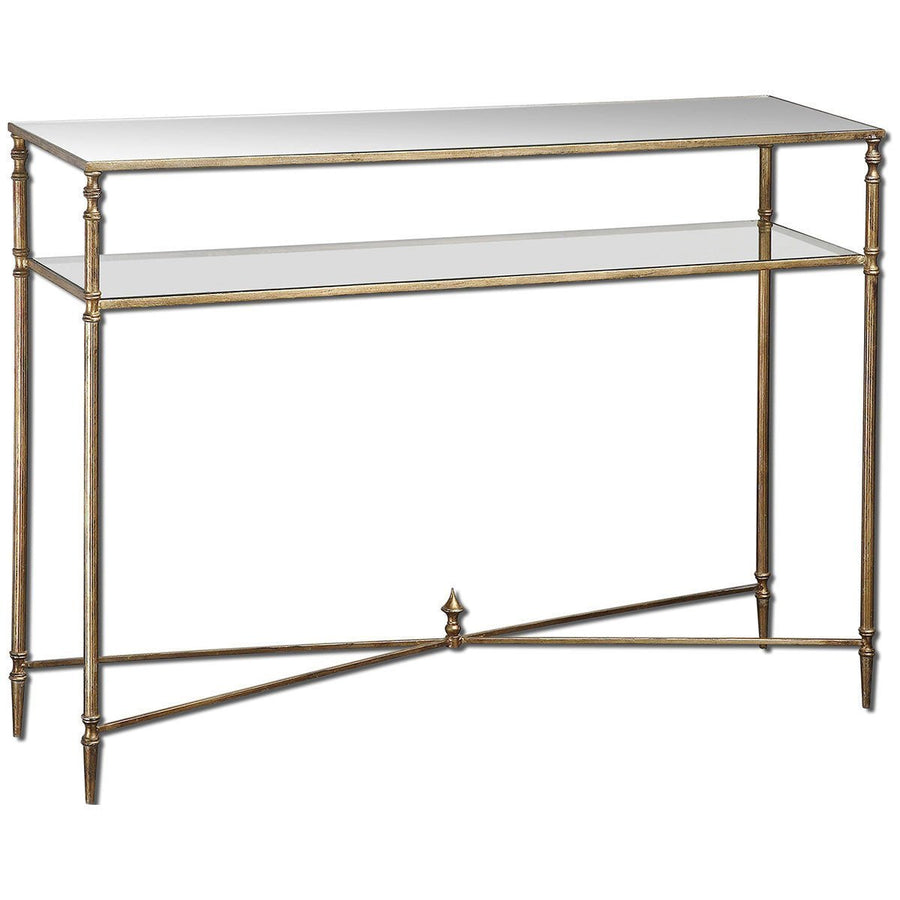 Uttermost Henzler Mirrored Glass Console Table