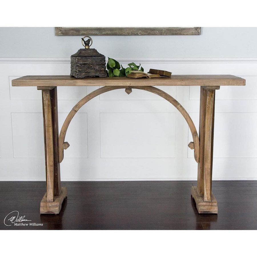 Uttermost Genessis Reclaimed Wood Console Table