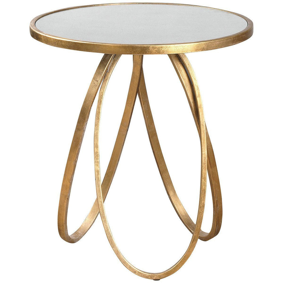 Uttermost Montrez Gold Side Table