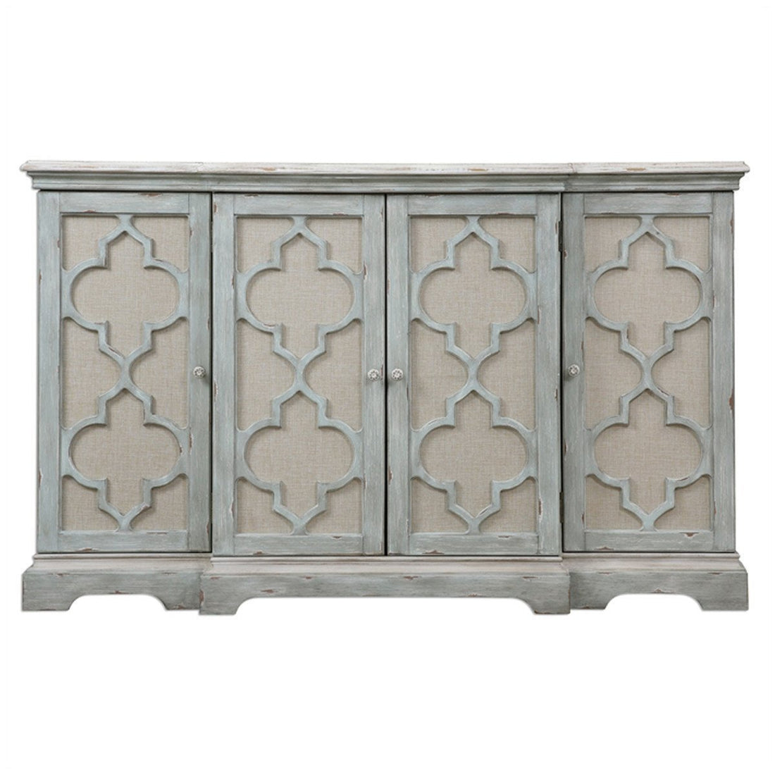 Uttermost Sophie 4-Door Grey Cabinet