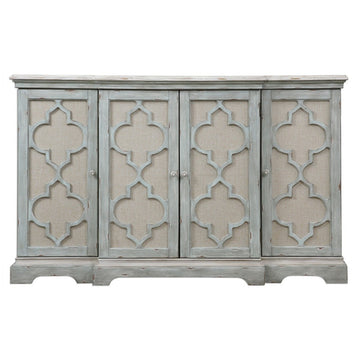 Uttermost Sophie 4-Door Grey Cabinet