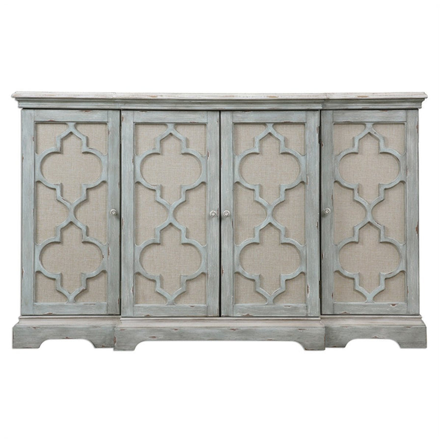 Uttermost Sophie 4-Door Grey Cabinet