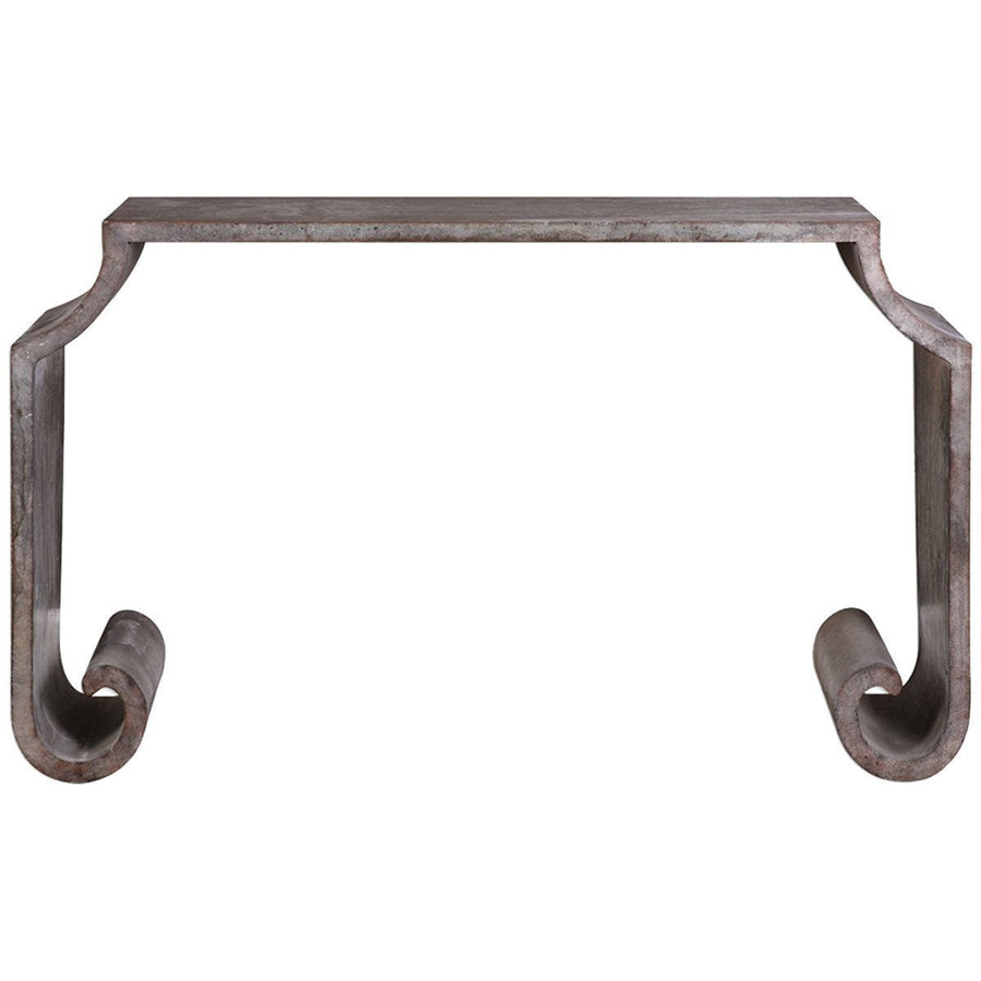 Uttermost Agathon Stone Gray Console Table