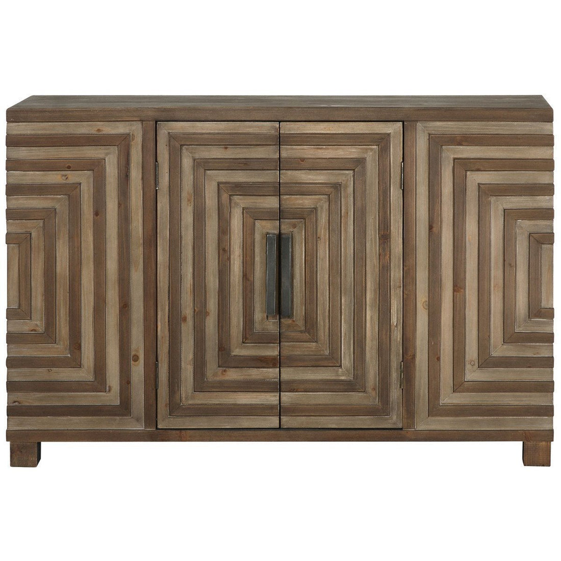 Uttermost Layton Geometric Console Cabinet