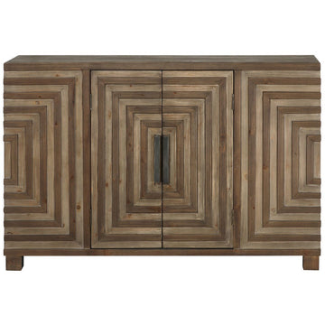 Uttermost Layton Geometric Console Cabinet