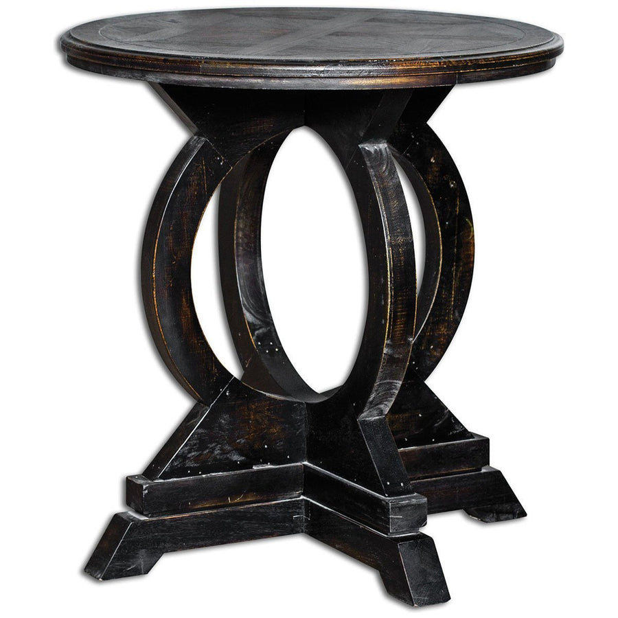 Uttermost Maiva Black Side Table