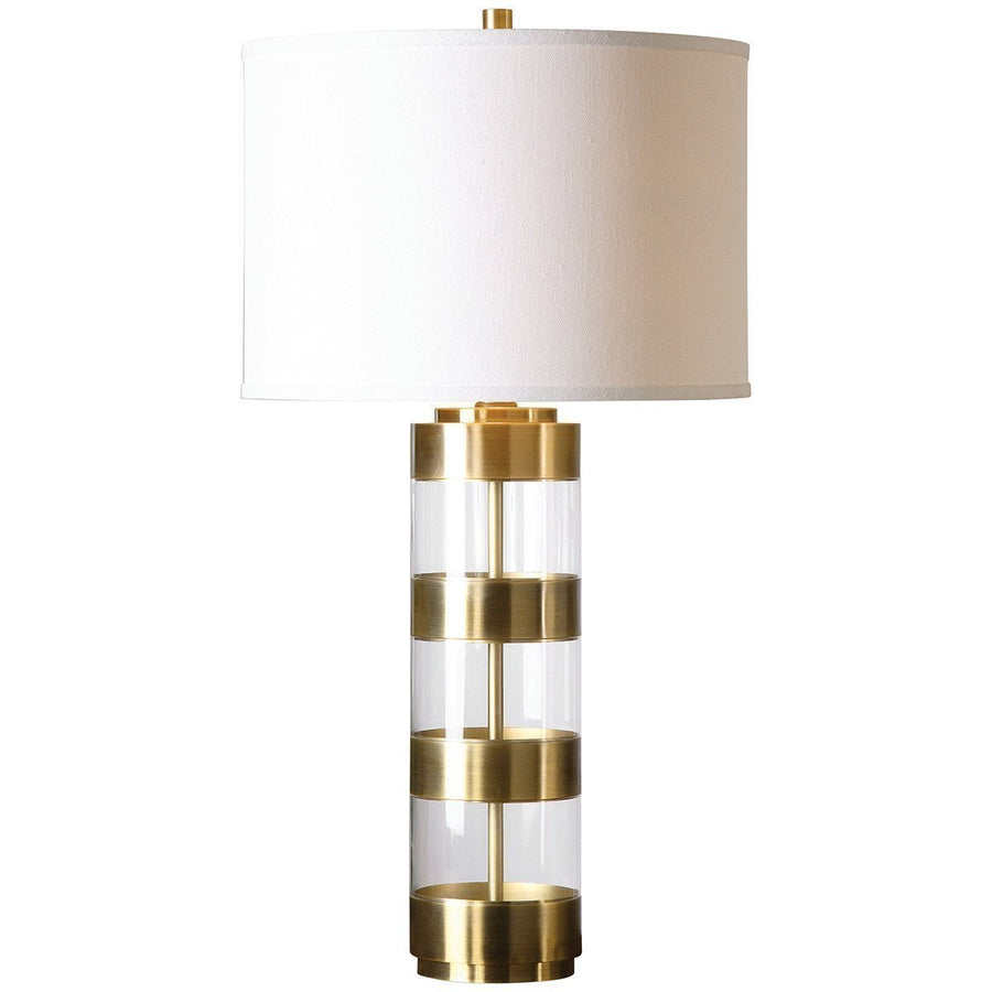 Uttermost Angora Brushed Brass Table Lamp