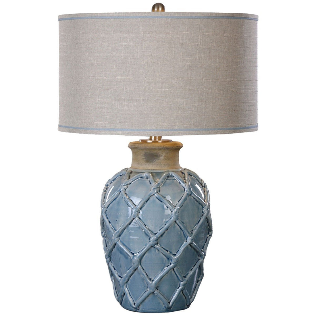 Uttermost Parterre Pale Blue Table Lamp