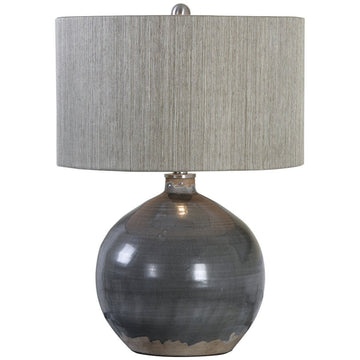 Uttermost Vardenis Gray Ceramic Lamp