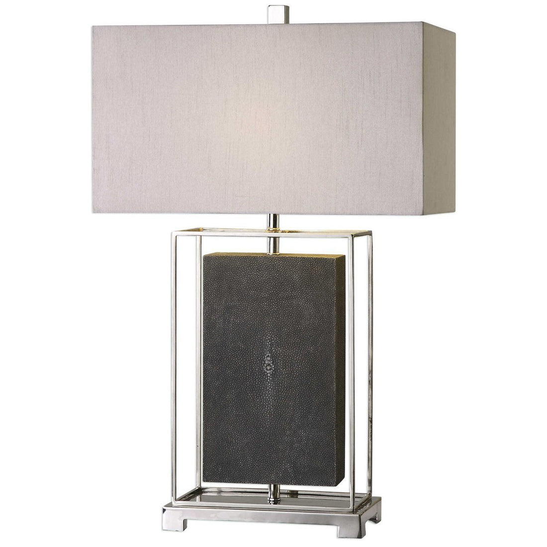 Uttermost Sakana Gray Textured Table Lamp