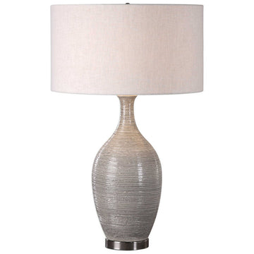 Uttermost Dinah Gray Textured Table Lamp