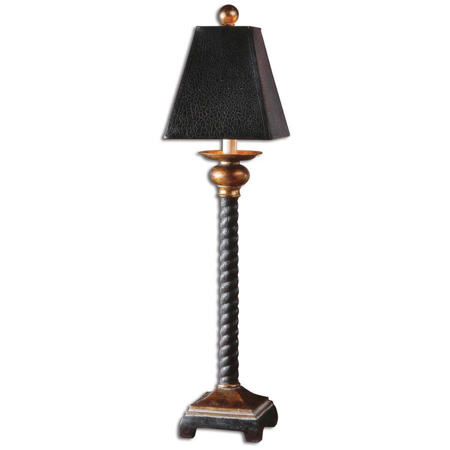 Uttermost Bellcord Black Buffet Lamp