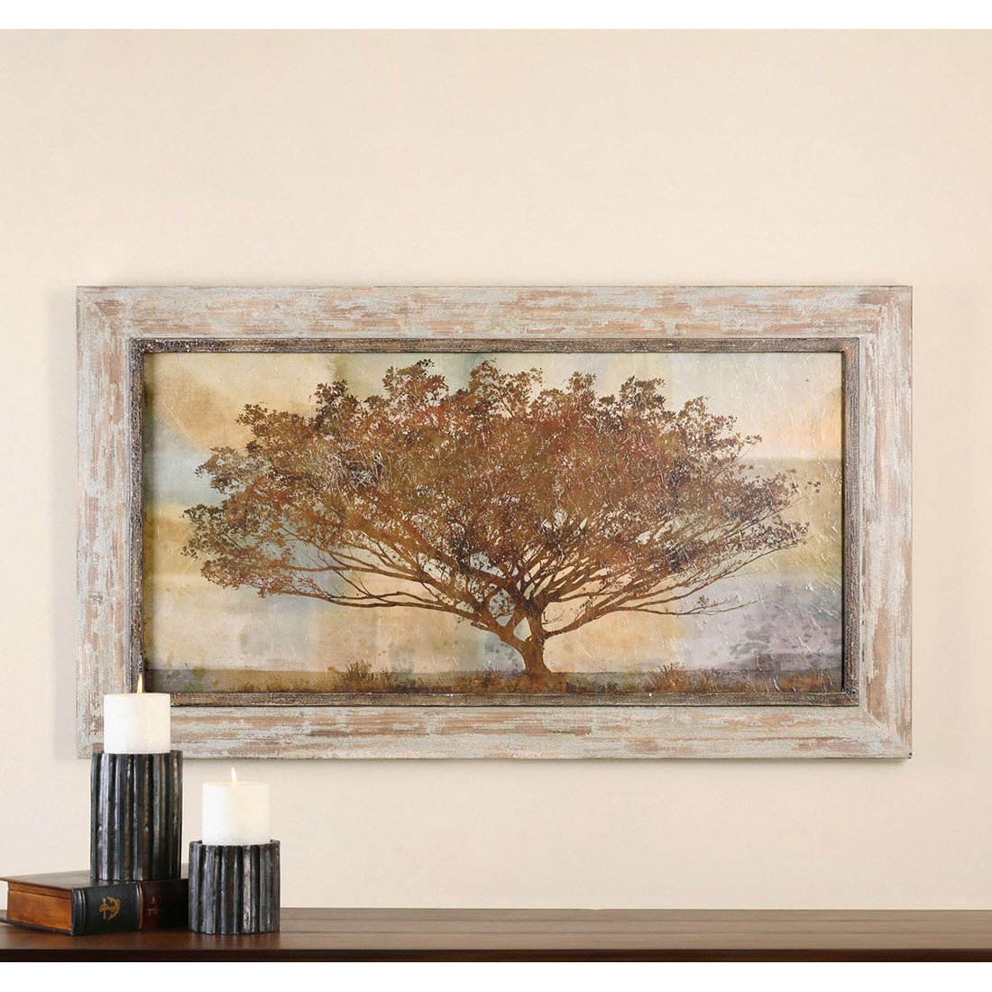 Uttermost Autumn Radiance Sepia Framed Art