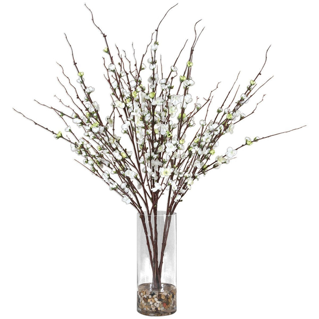 Uttermost Quince Blossoms Silk Centerpiece