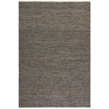 Uttermost Tobais Rescued Leather and Hemp Rug