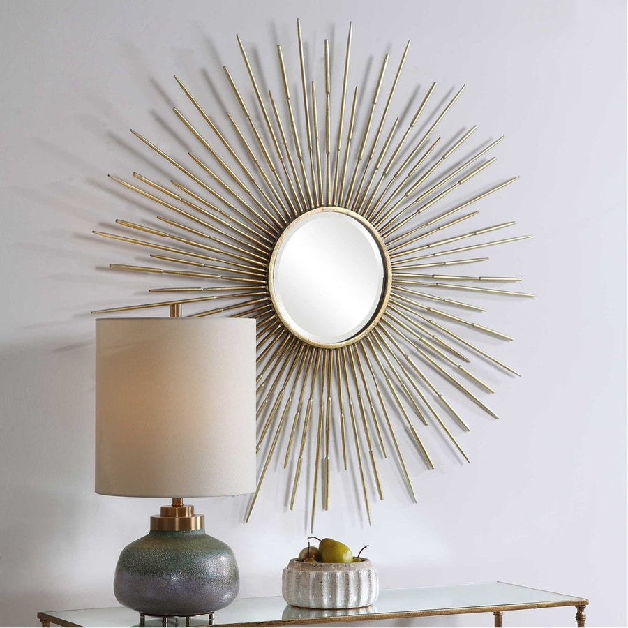 Uttermost Golden Rays Starburst Mirror