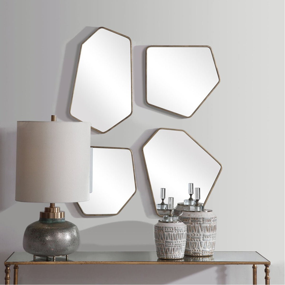 Uttermost Linneah Modern Mirrors, 4-Piece Set