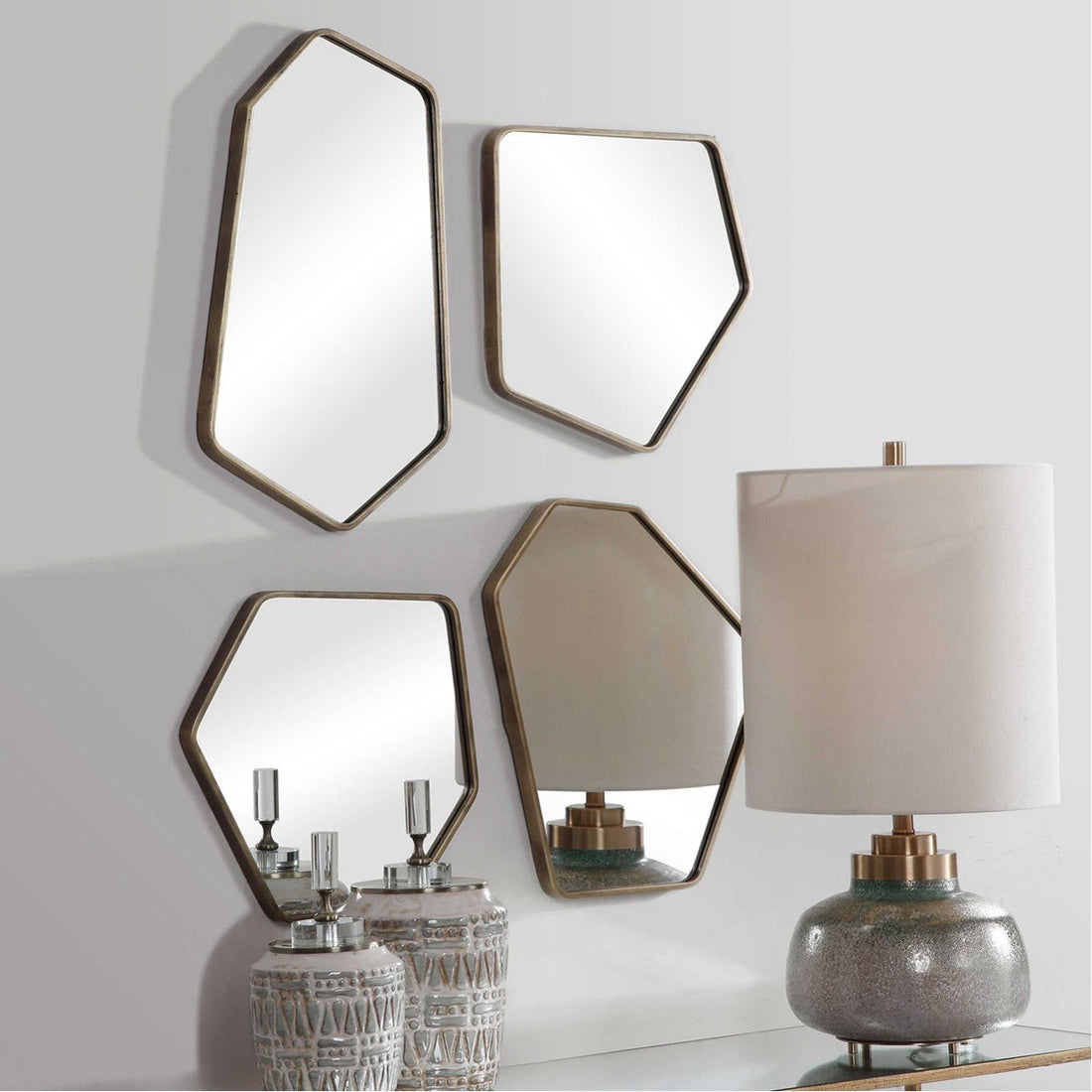 Uttermost Linneah Modern Mirrors, 4-Piece Set