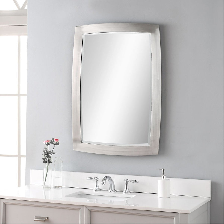 Uttermost Haskill Brushed Nickel Mirror