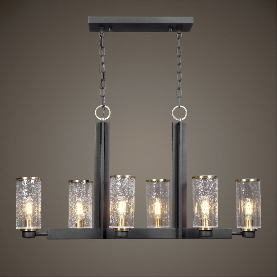 Uttermost Jarsdel 6-Light Industrial Island Light